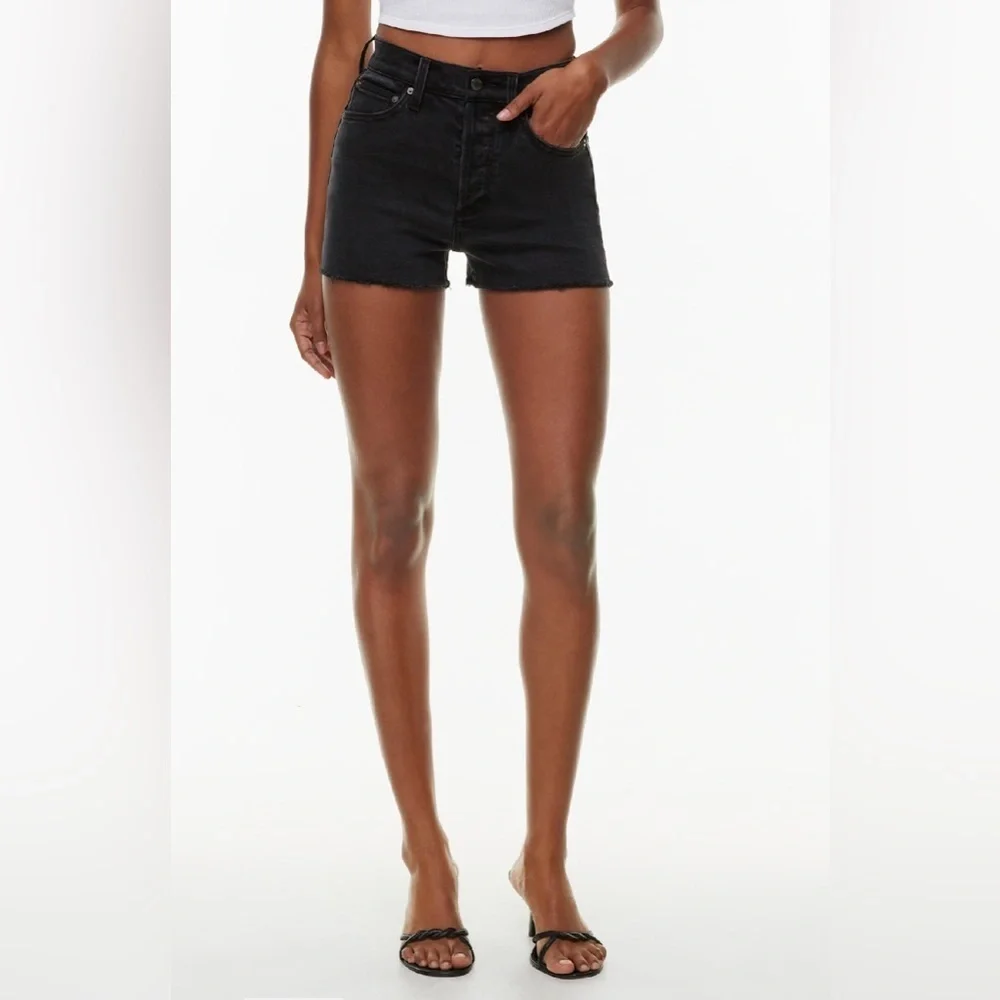 Aritzia The '50s Arlo Hi-Rise Denim Short Size 27